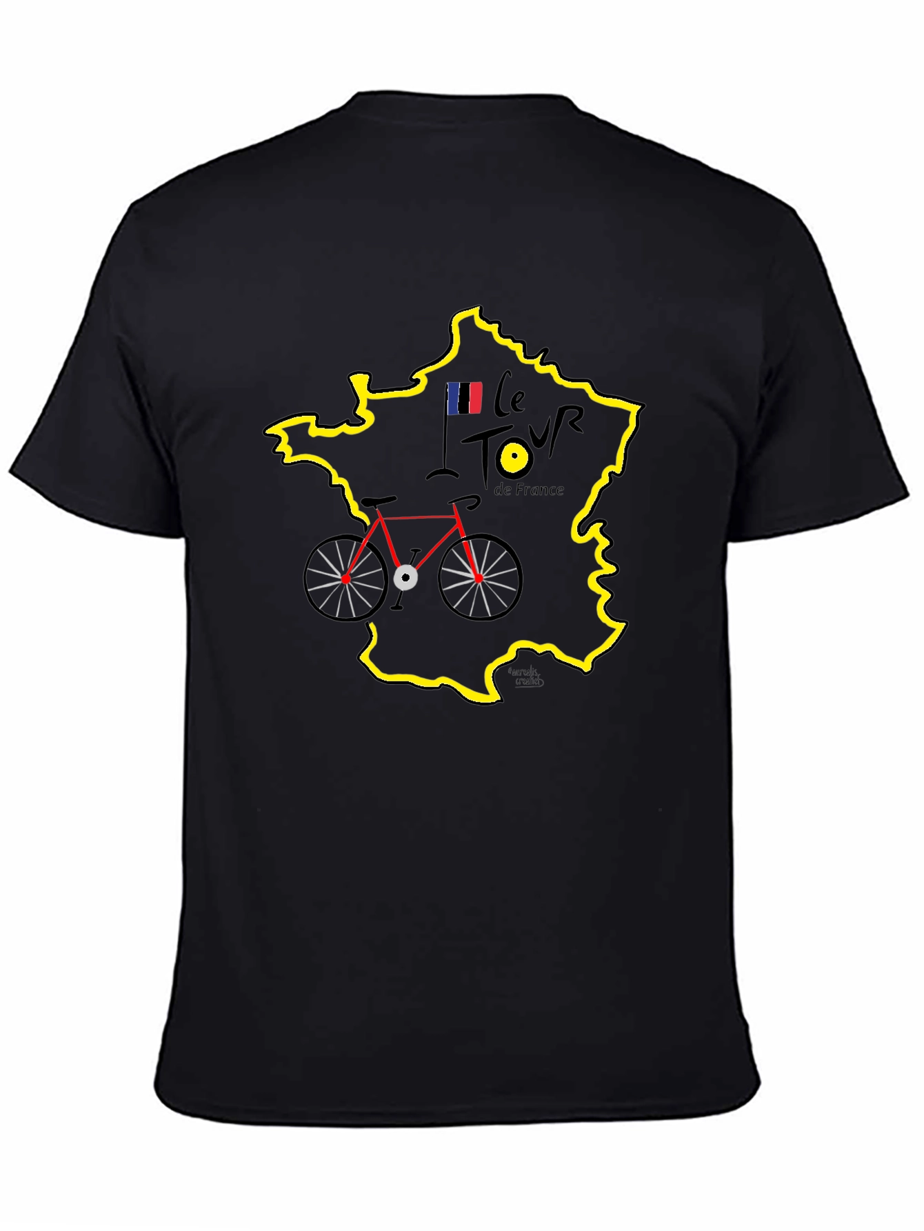 Le Tour de France T-Shirt - Black