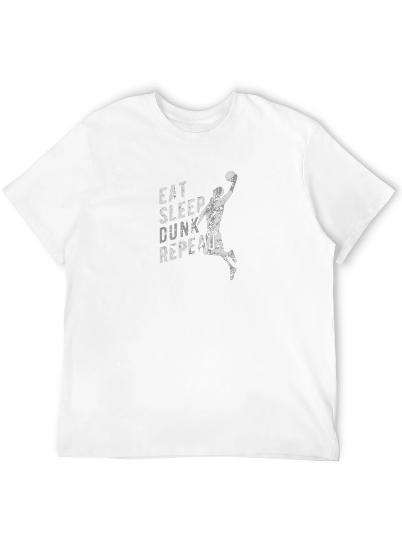 Eat Sleep Dunk Repeat Black Graphic T-Shirt