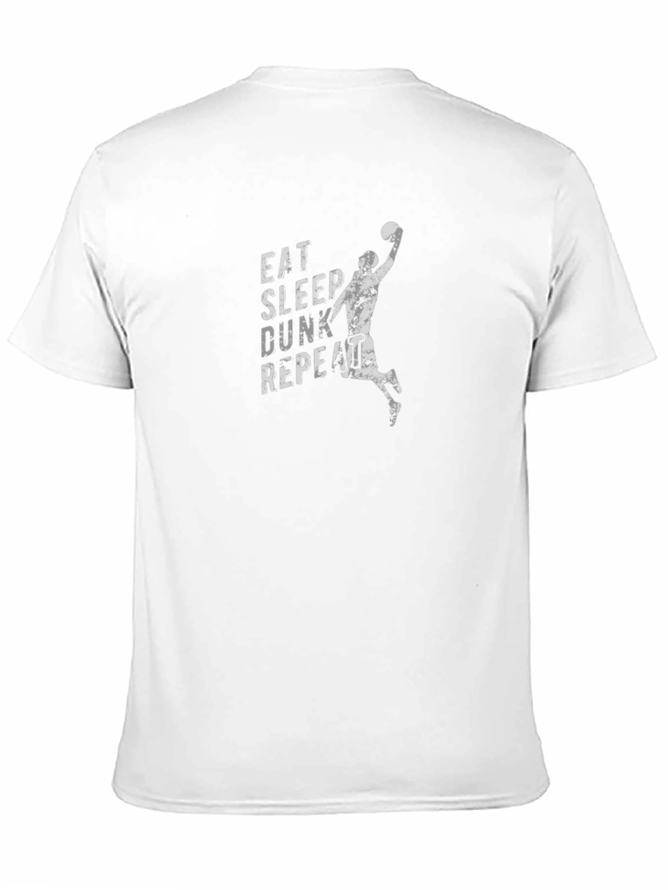 Eat Sleep Dunk Repeat Black Graphic T-Shirt