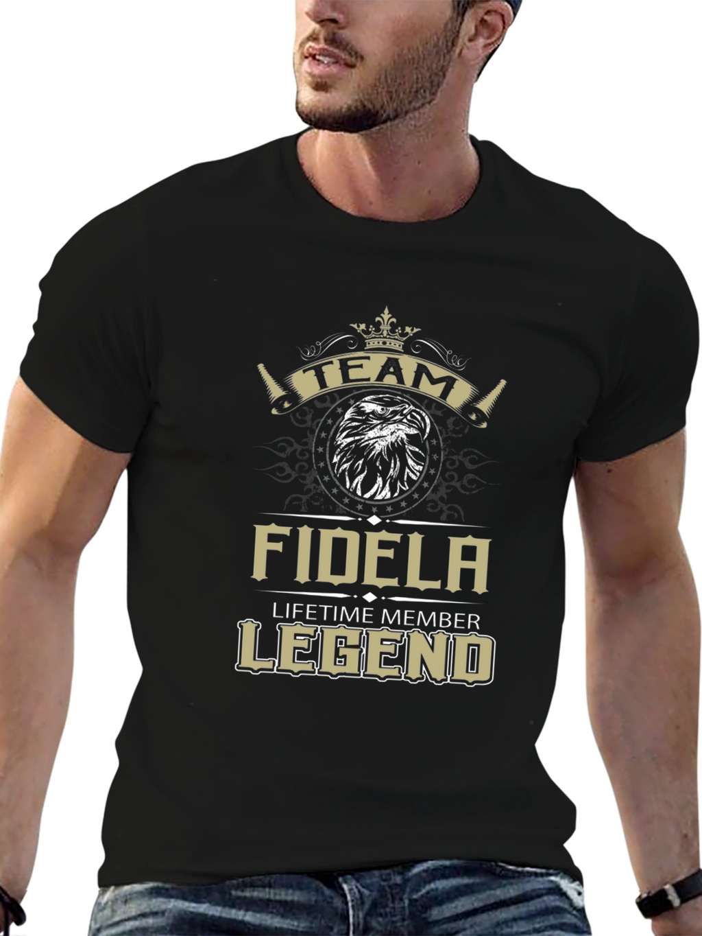 Fidela Team Legend Black T-Shirt