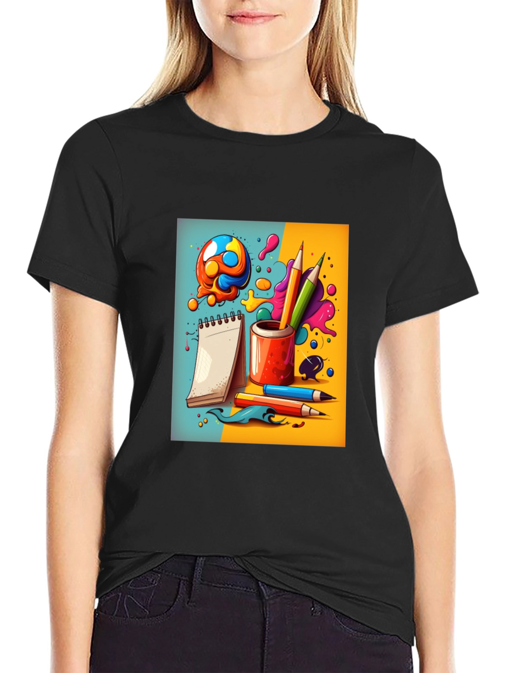 Creative Doodles Graphic T-Shirt - Artists Dream