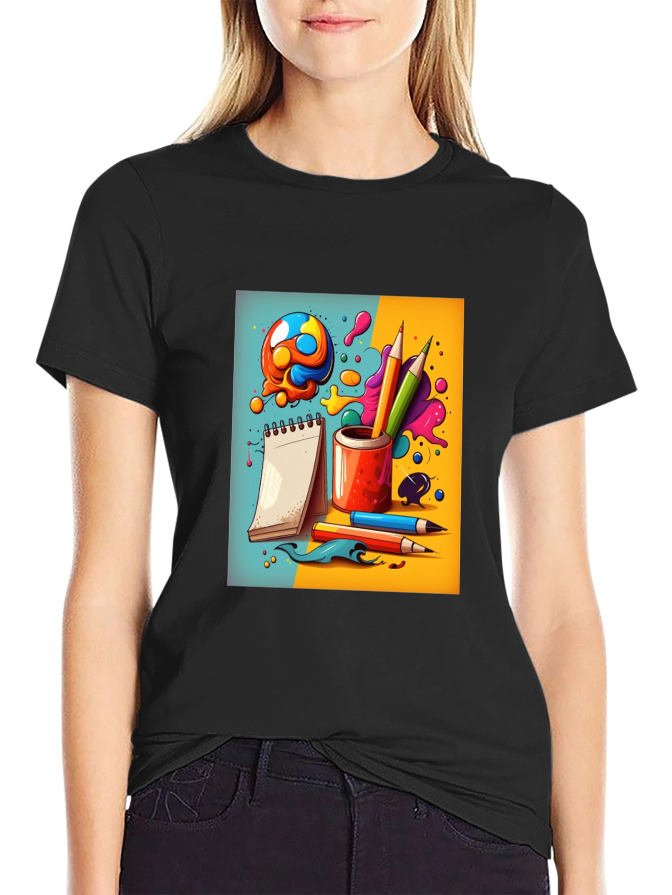 Creative Doodles Graphic T-Shirt - Artists Dream