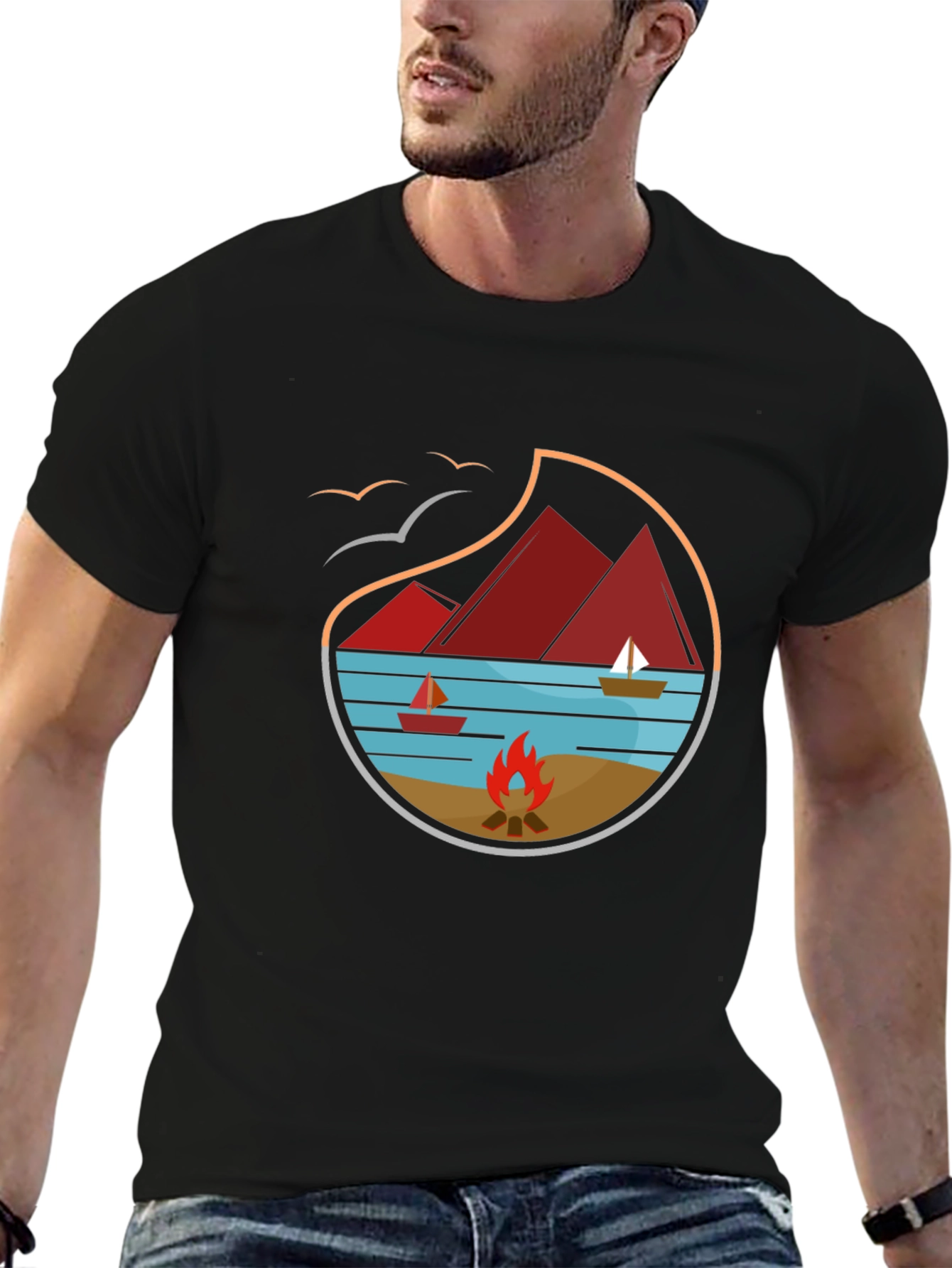 Camping Adventure Graphic Tee - Nature Lovers T-Shirt