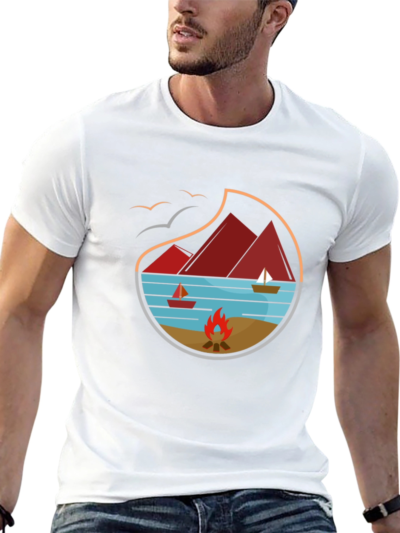 Camping Adventure Graphic Tee - Nature Lovers T-Shirt