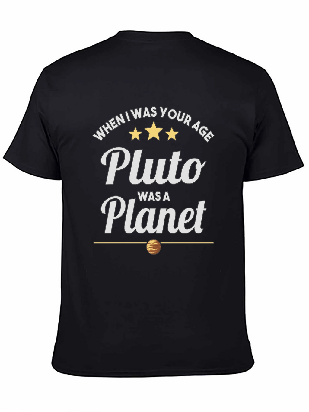Pluto Was a Planet T-Shirt - Nostalgic Space Tee