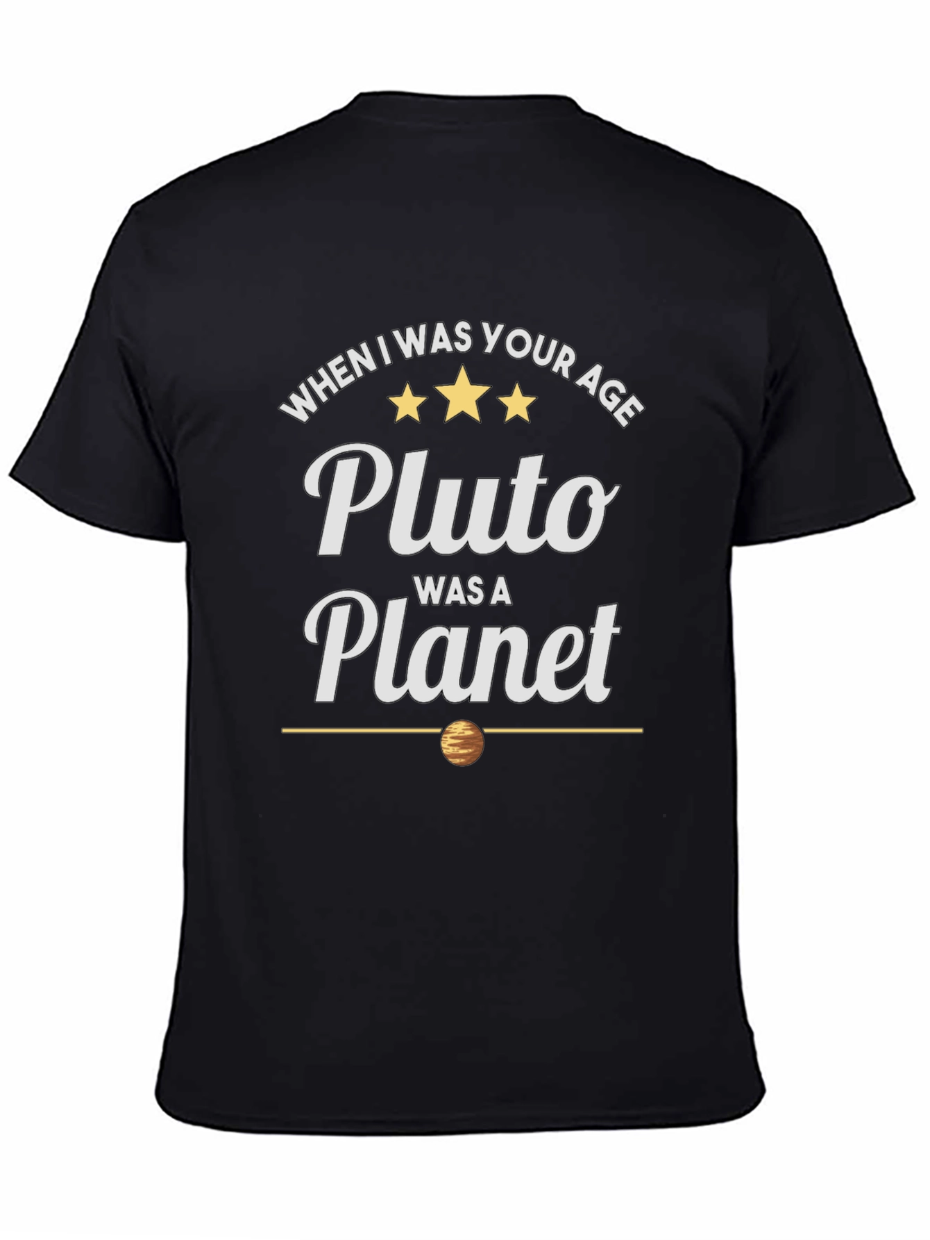 Pluto Was a Planet T-Shirt - Nostalgic Space Tee