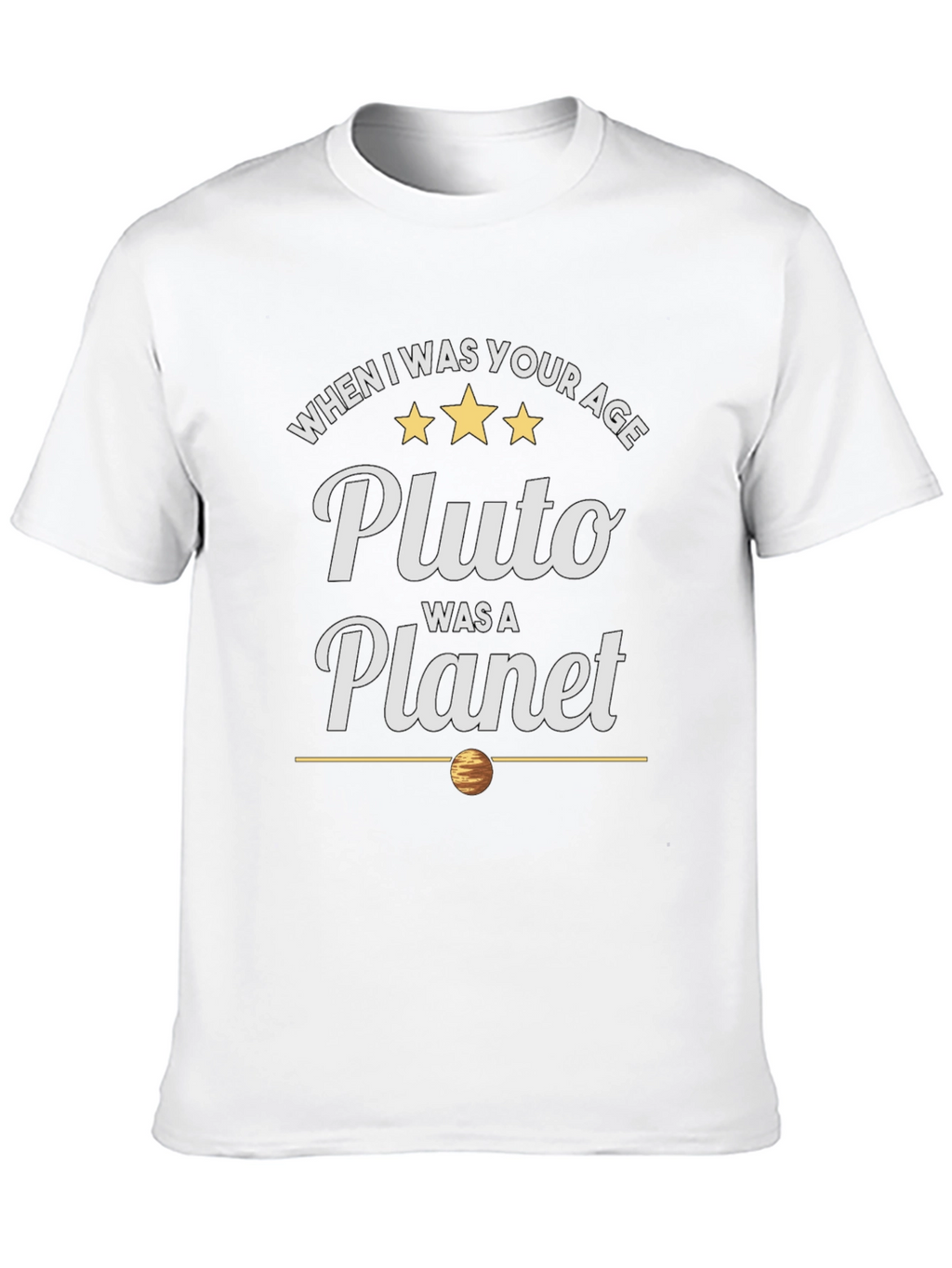 Pluto Was a Planet T-Shirt - Nostalgic Space Tee