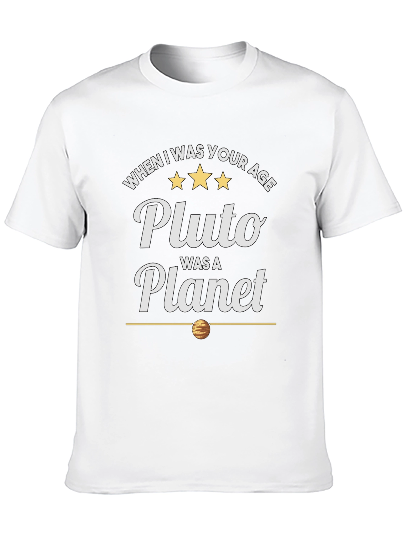 Pluto Was a Planet T-Shirt - Nostalgic Space Tee