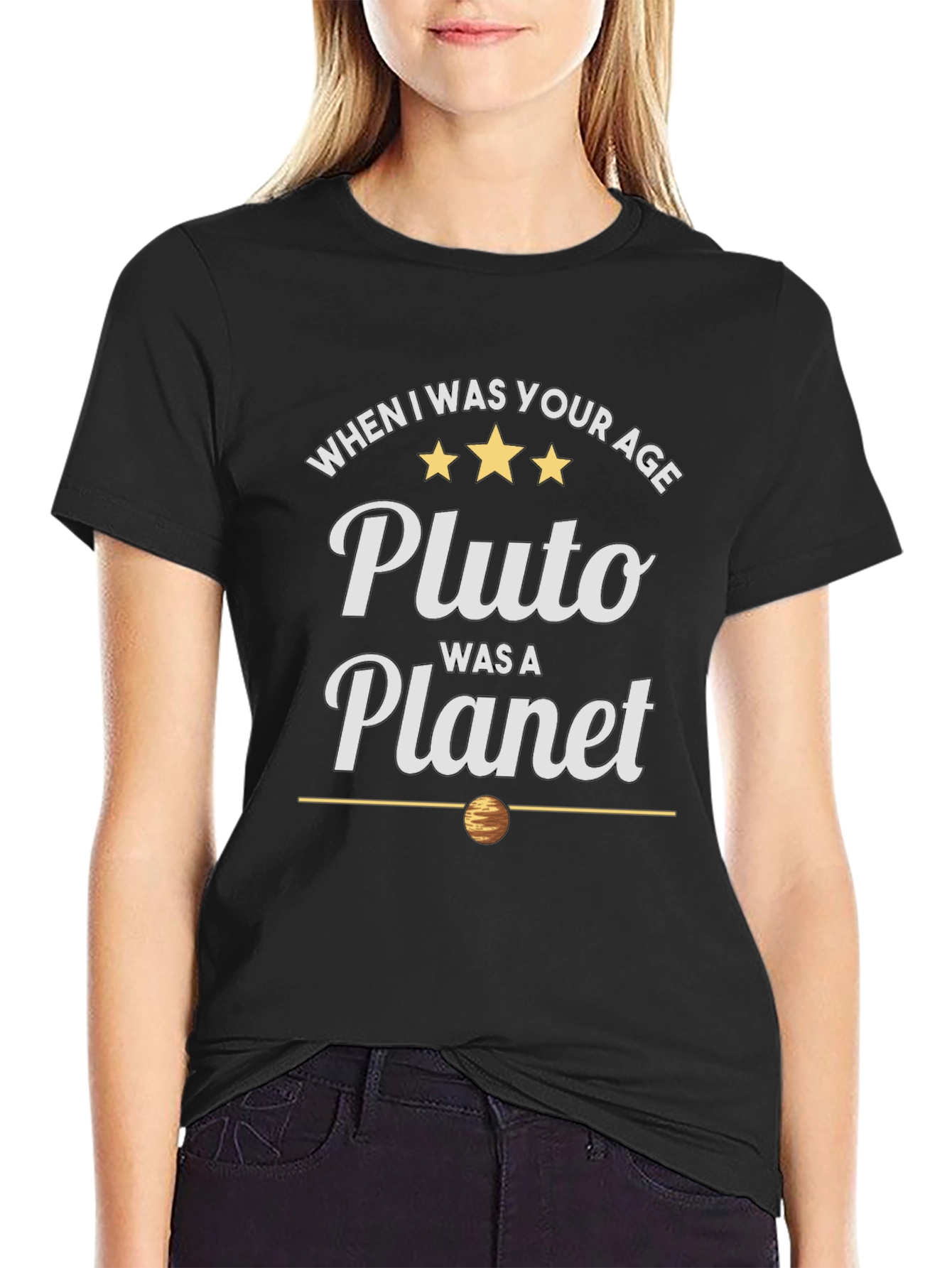 Pluto Was a Planet T-Shirt - Nostalgic Space Tee