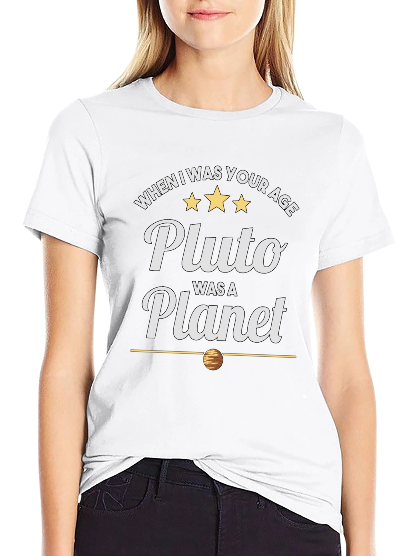 Pluto Was a Planet T-Shirt - Nostalgic Space Tee