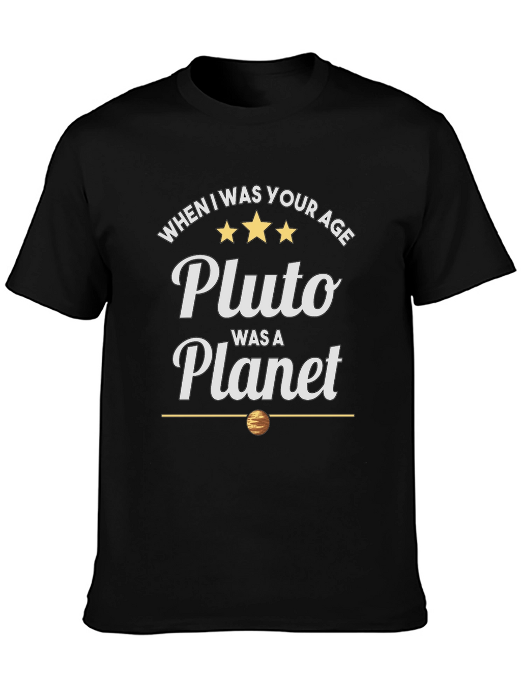 Pluto Was a Planet T-Shirt - Nostalgic Space Tee