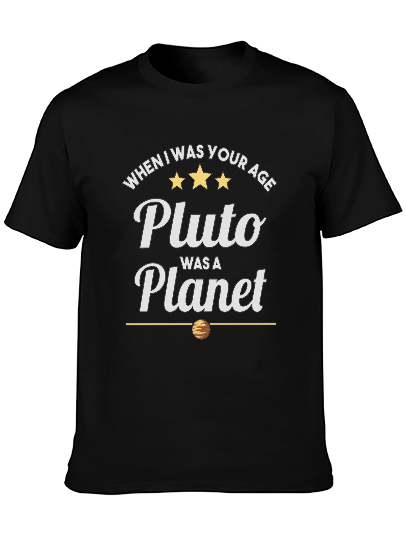 Pluto Was a Planet T-Shirt - Nostalgic Space Tee