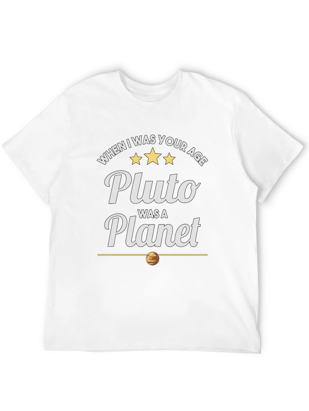 Pluto Was a Planet T-Shirt - Nostalgic Space Tee
