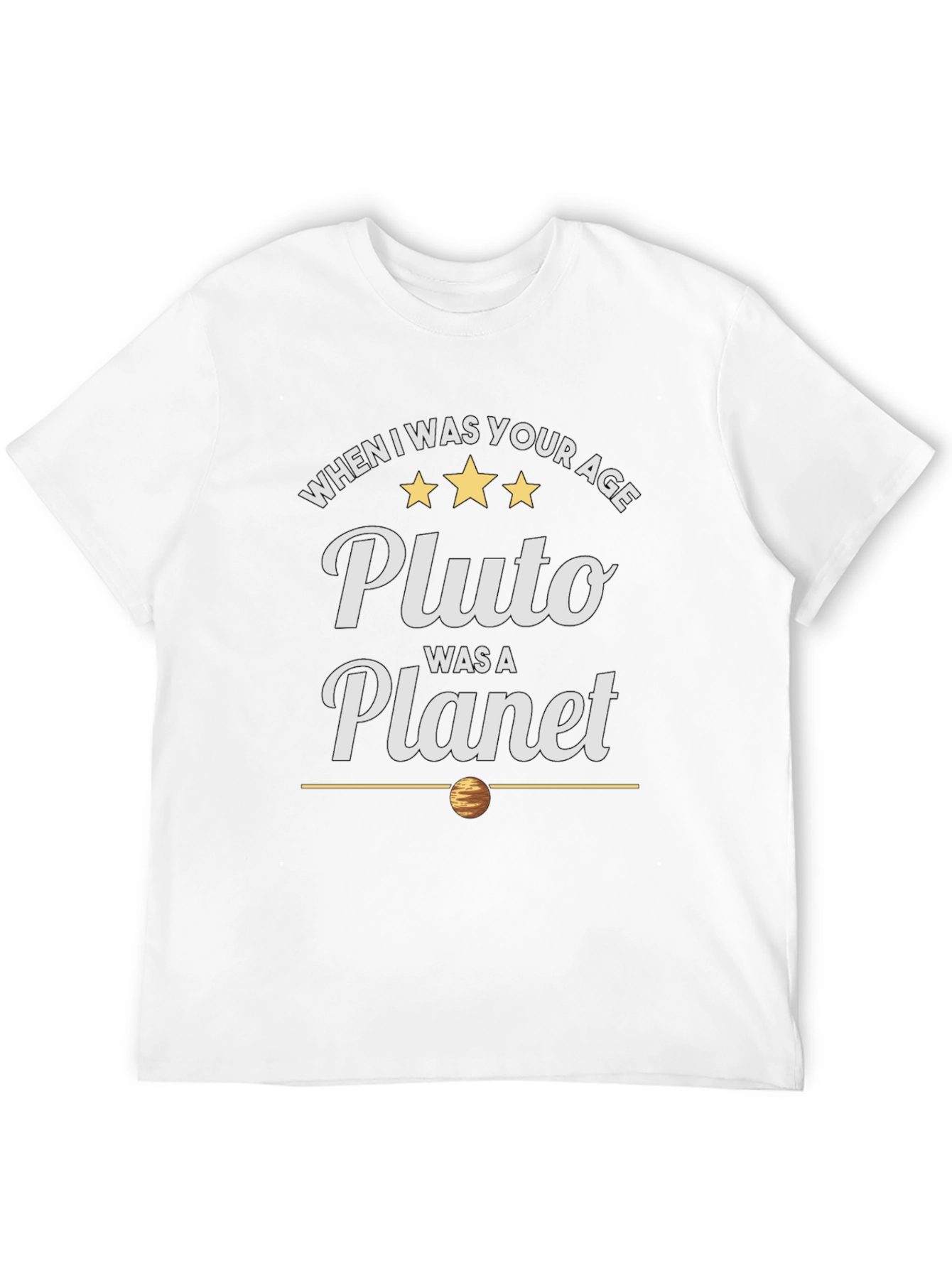 Pluto Was a Planet T-Shirt - Nostalgic Space Tee