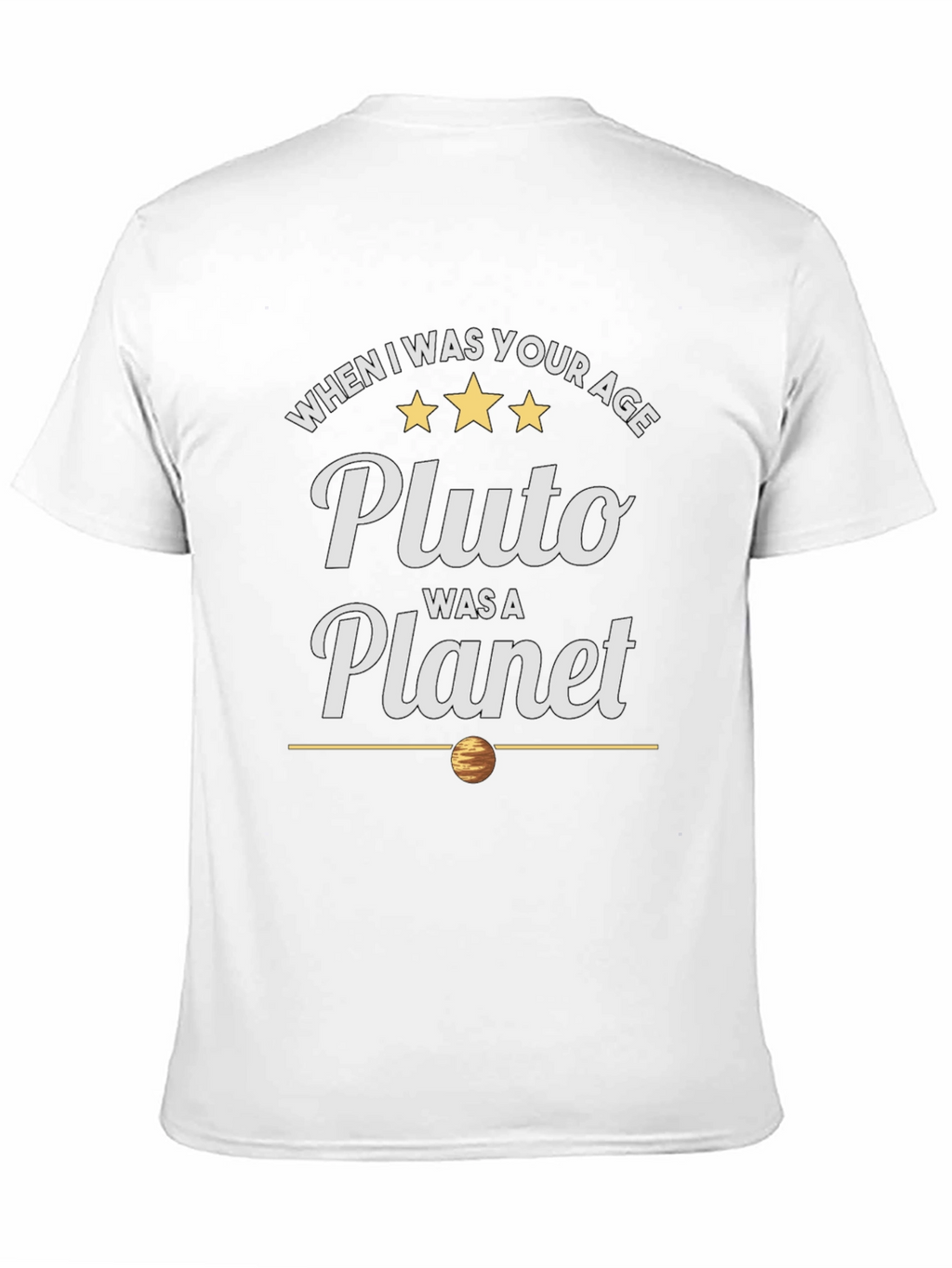 Pluto Was a Planet T-Shirt - Nostalgic Space Tee