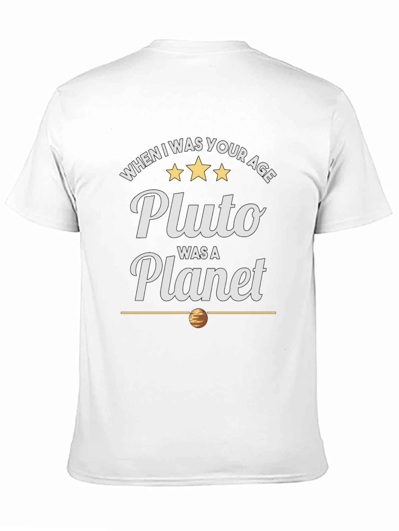Pluto Was a Planet T-Shirt - Nostalgic Space Tee