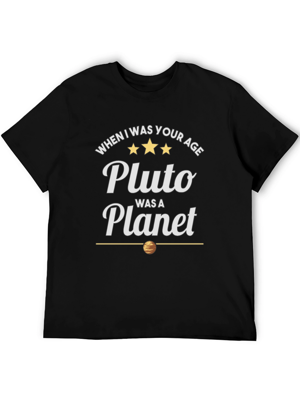 Pluto Was a Planet T-Shirt - Nostalgic Space Tee