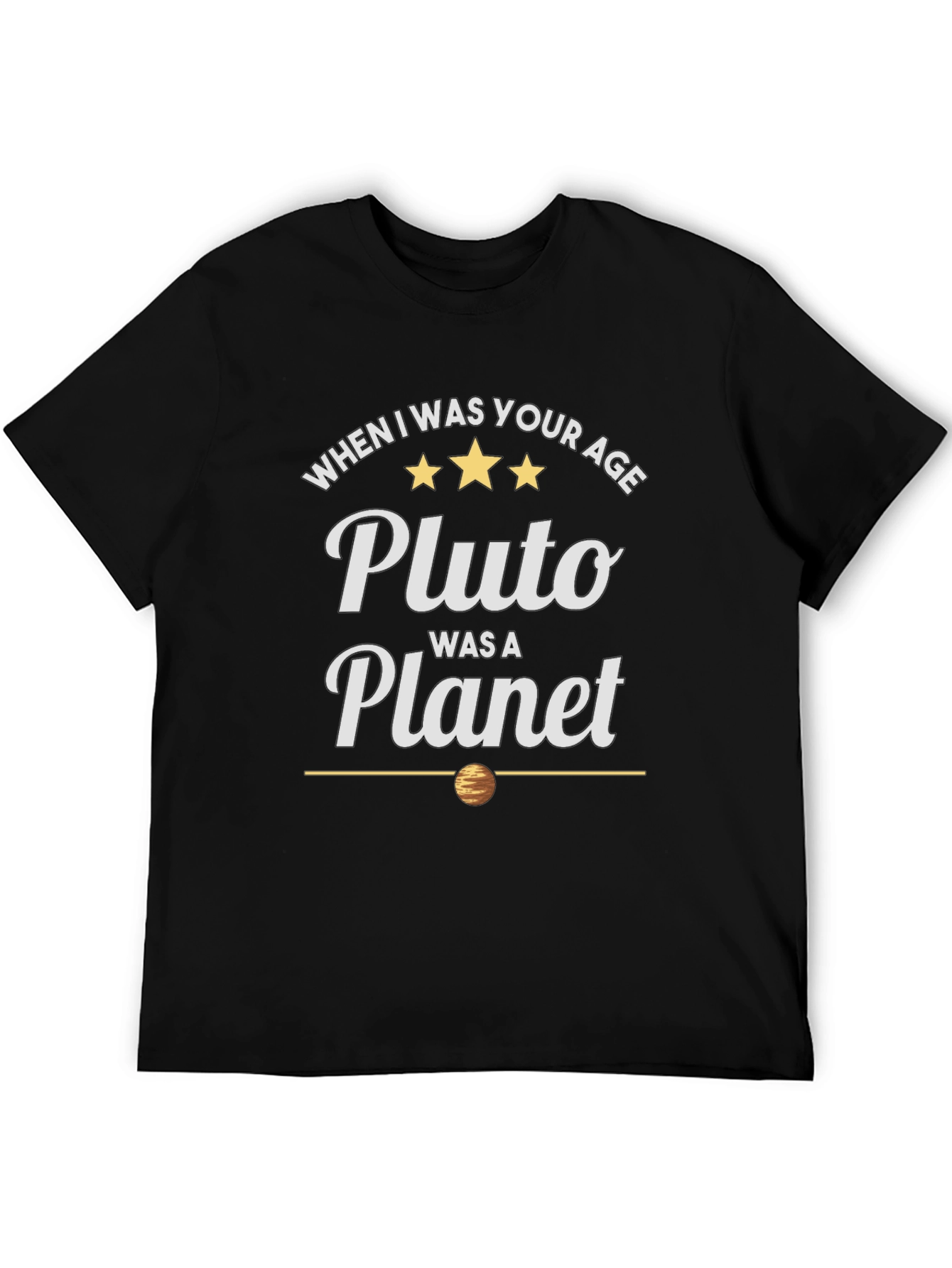 Pluto Was a Planet T-Shirt - Nostalgic Space Tee