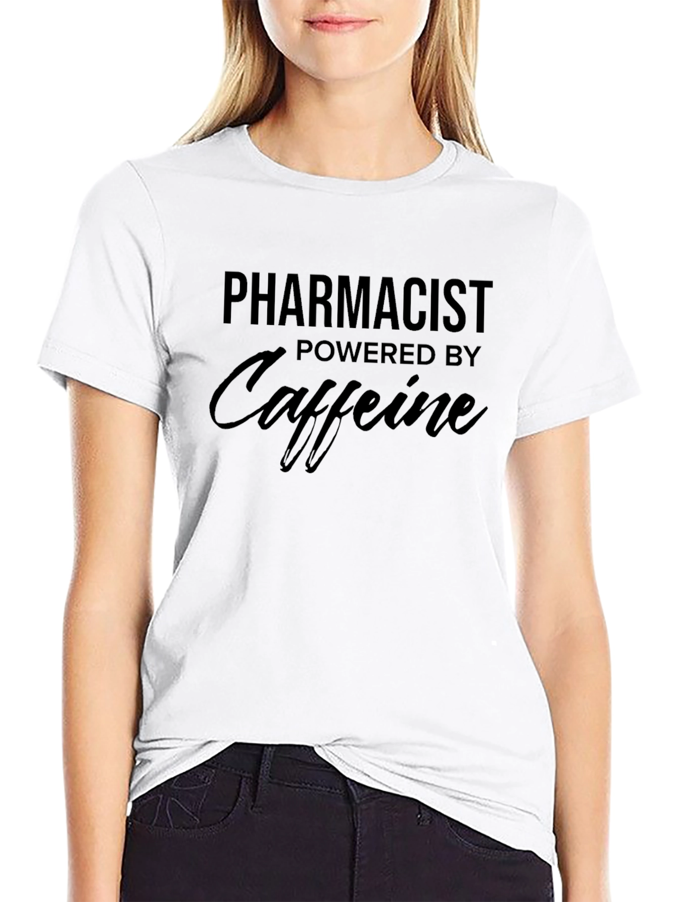 Pharmacist Powered By Caffeine T-Shirt