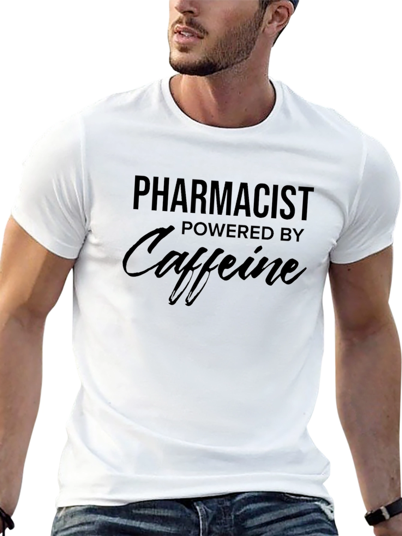 Pharmacist Powered By Caffeine T-Shirt