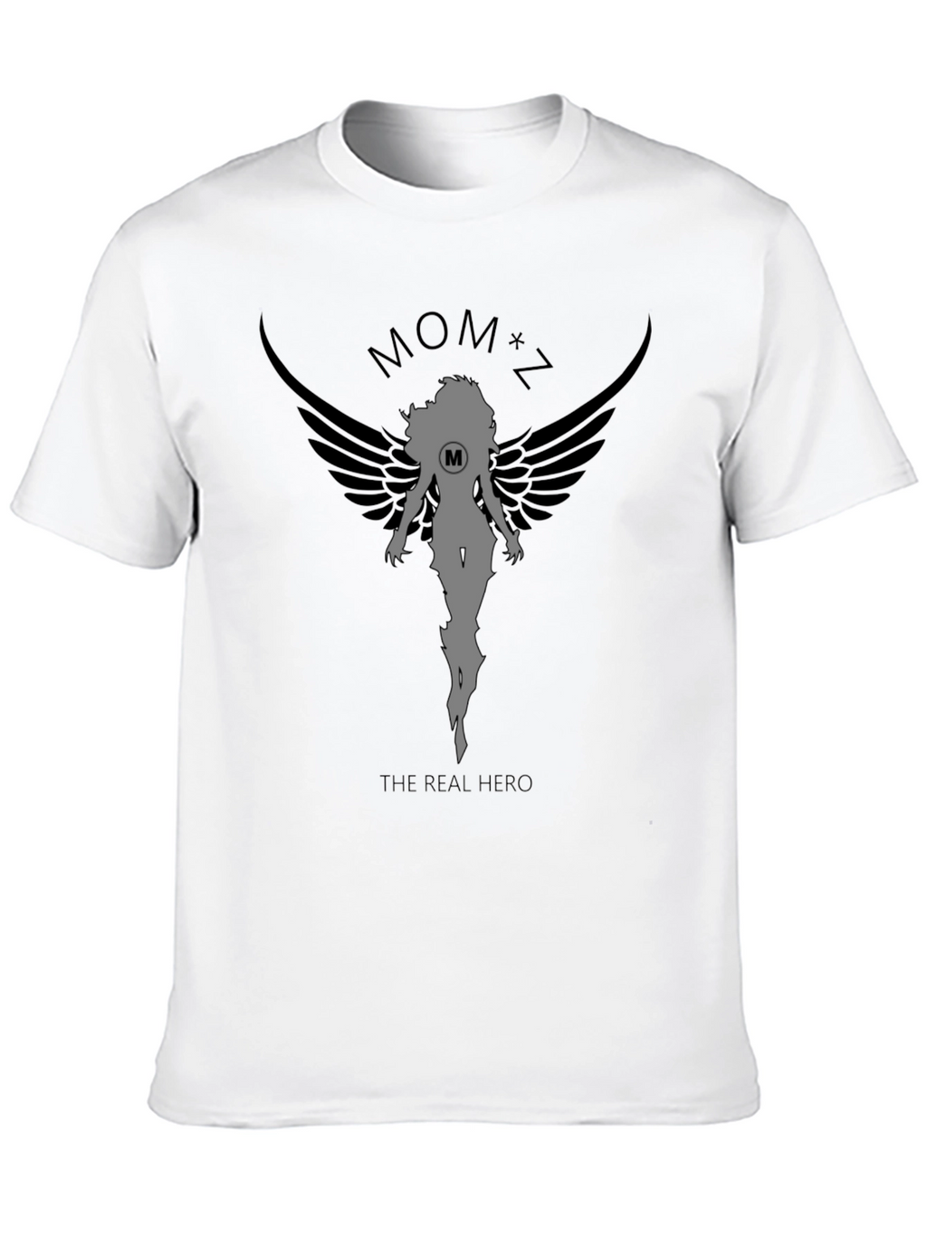 Mom Hero Graphic Tee - Black Cotton T-Shirt