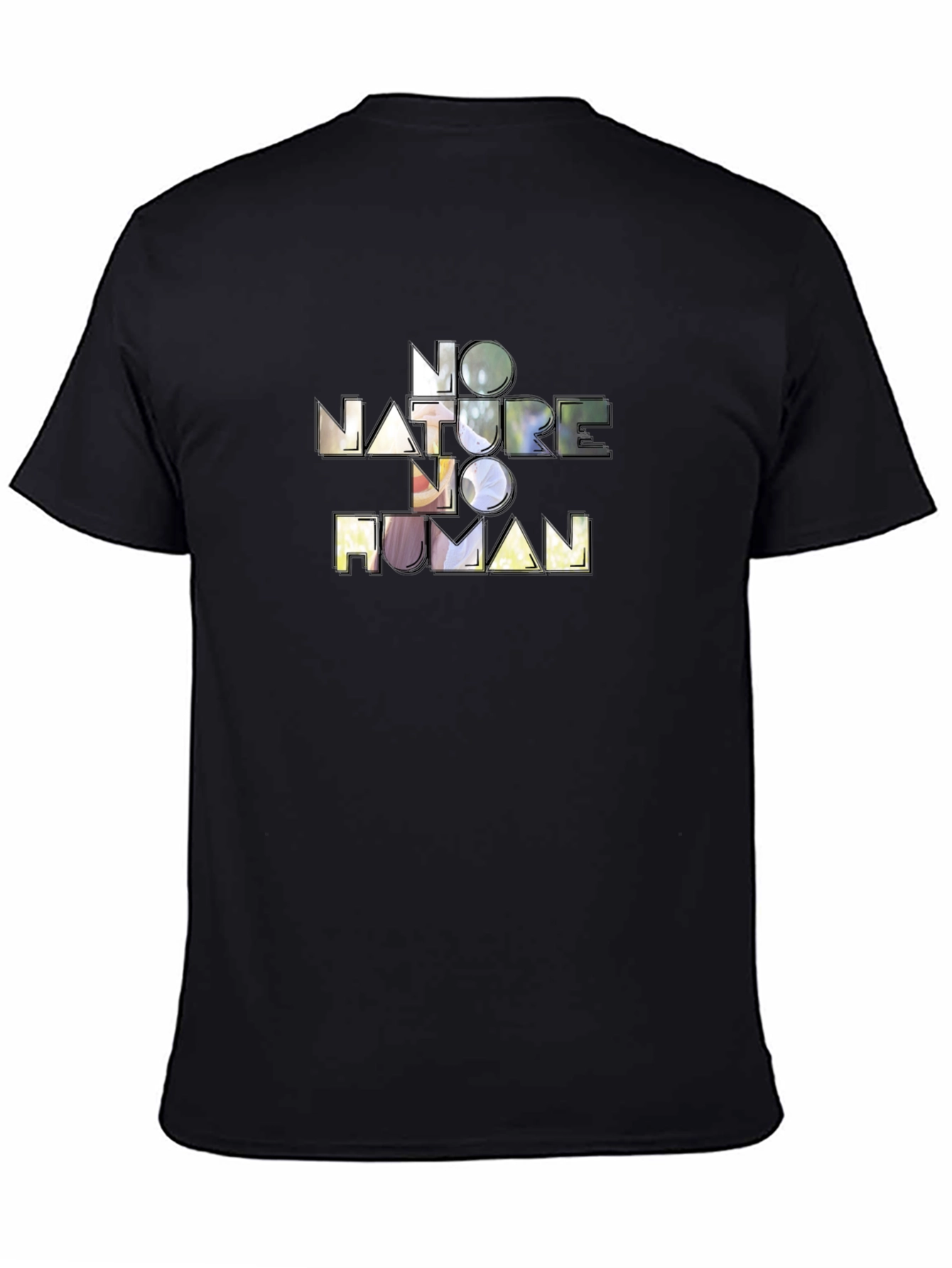 No Nature No Human Graphic T-Shirt