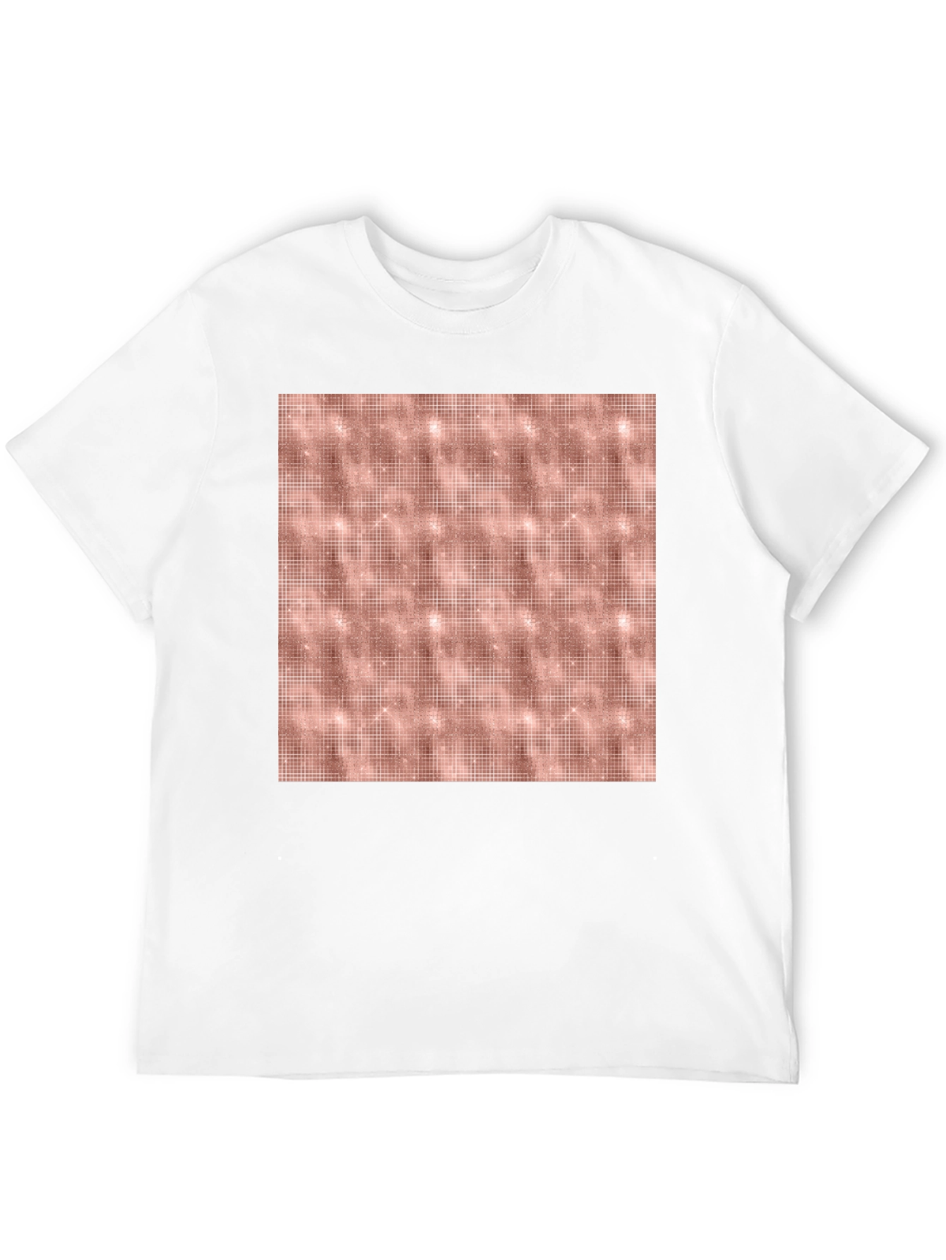 Patterned Black Tee