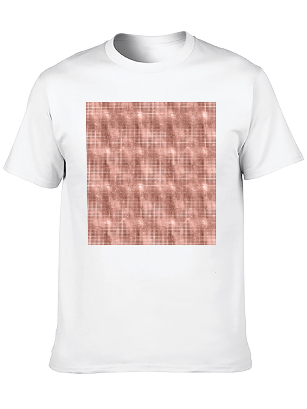 Patterned Black Tee