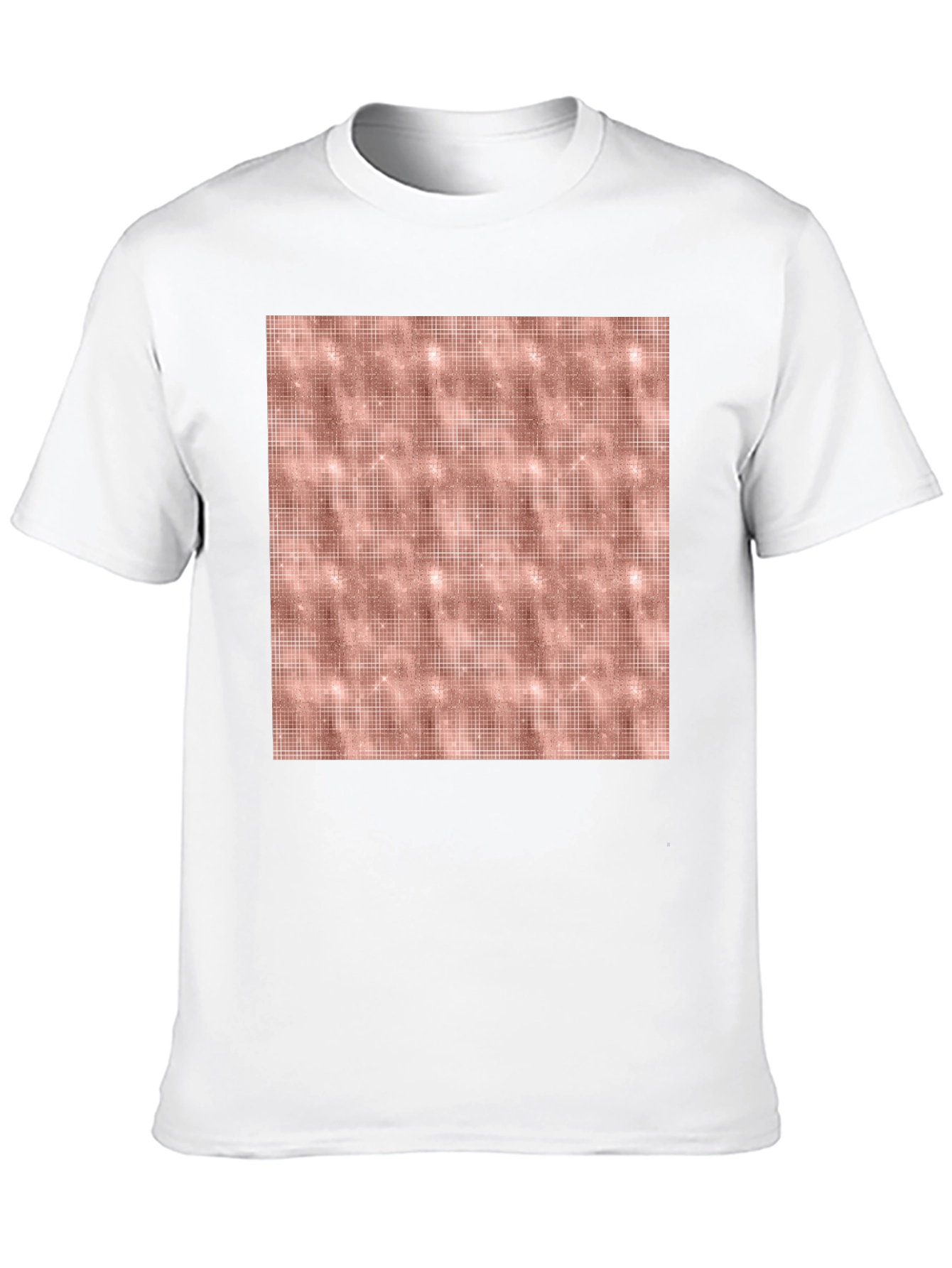 Patterned Black Tee