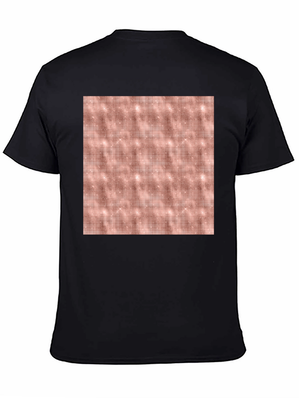 Patterned Black Tee