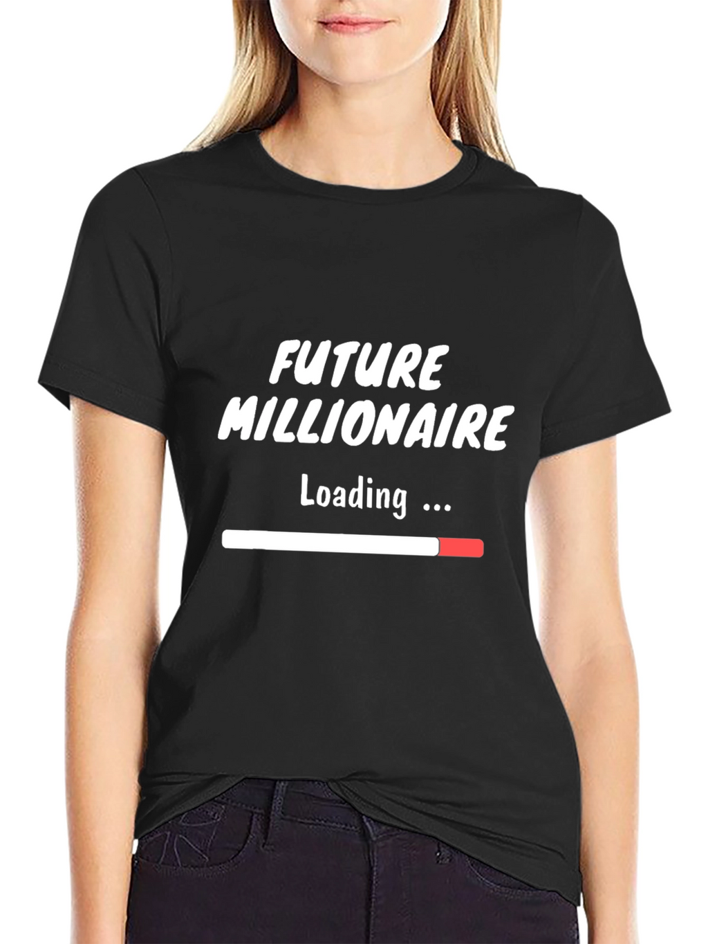 Future Millionaire Loading T-Shirt - Black