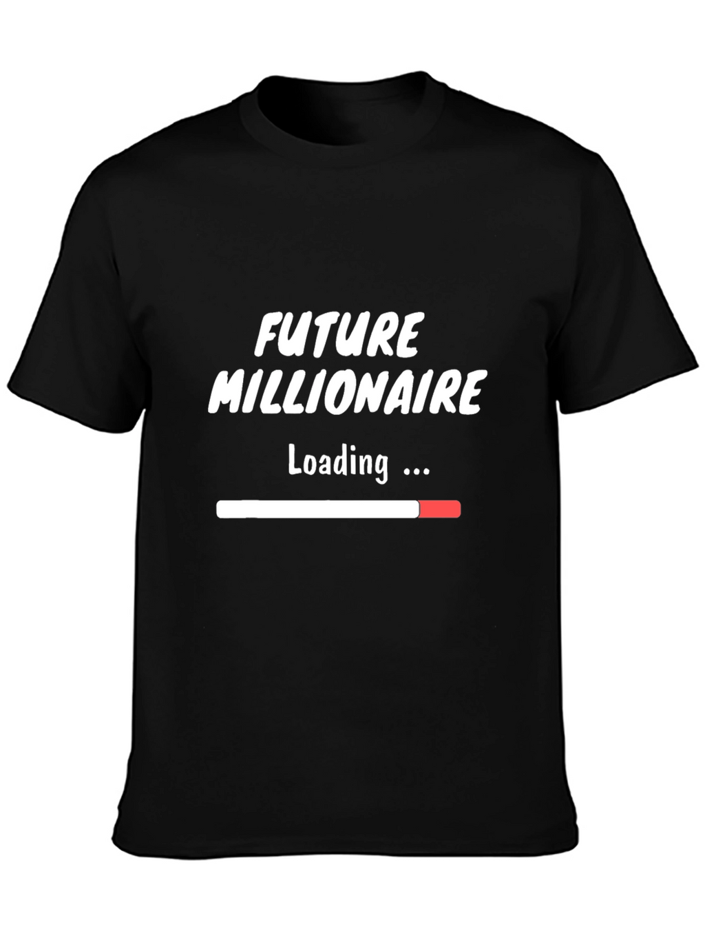 Future Millionaire Loading T-Shirt - Black