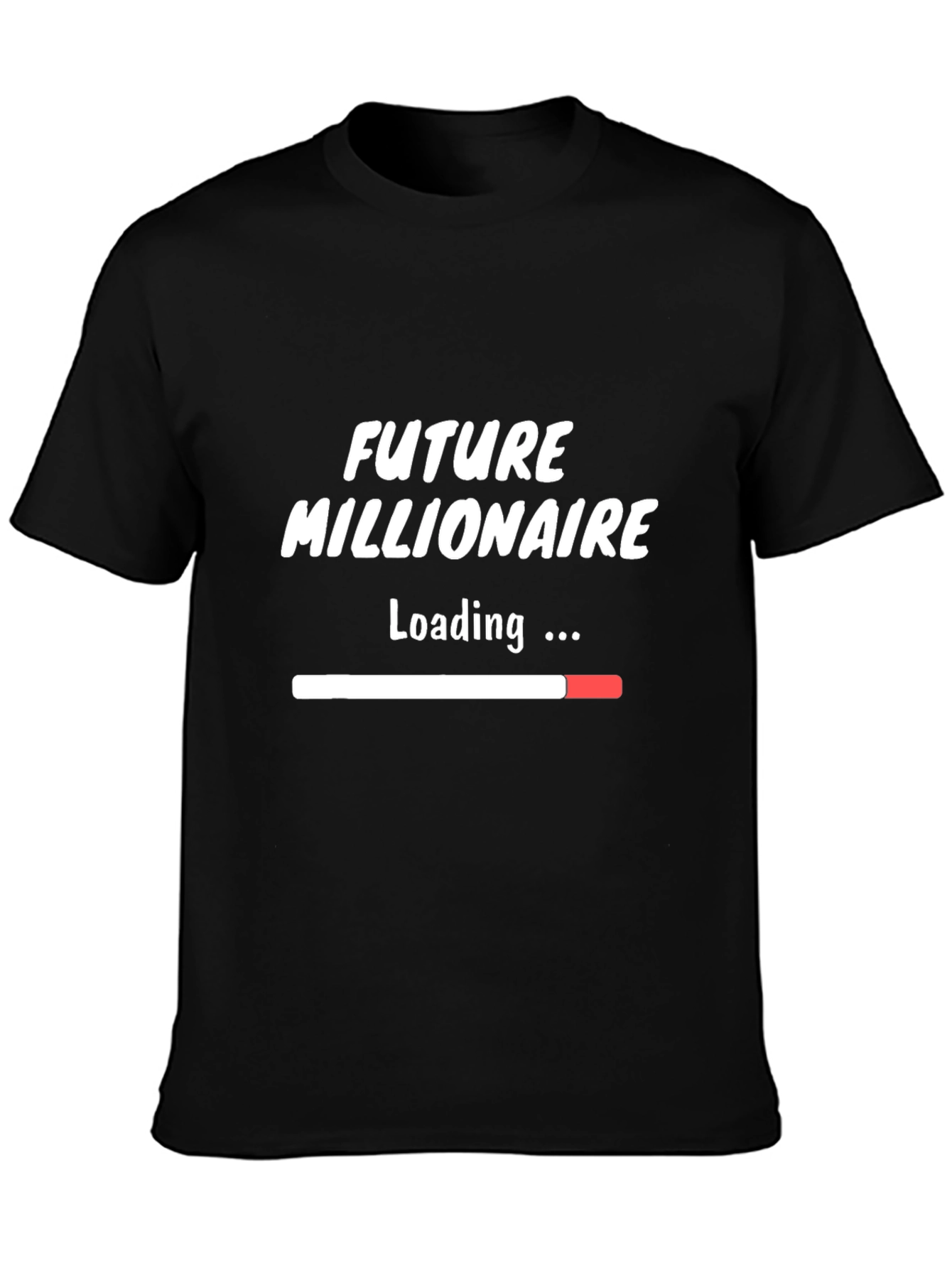 Future Millionaire Loading T-Shirt - Black