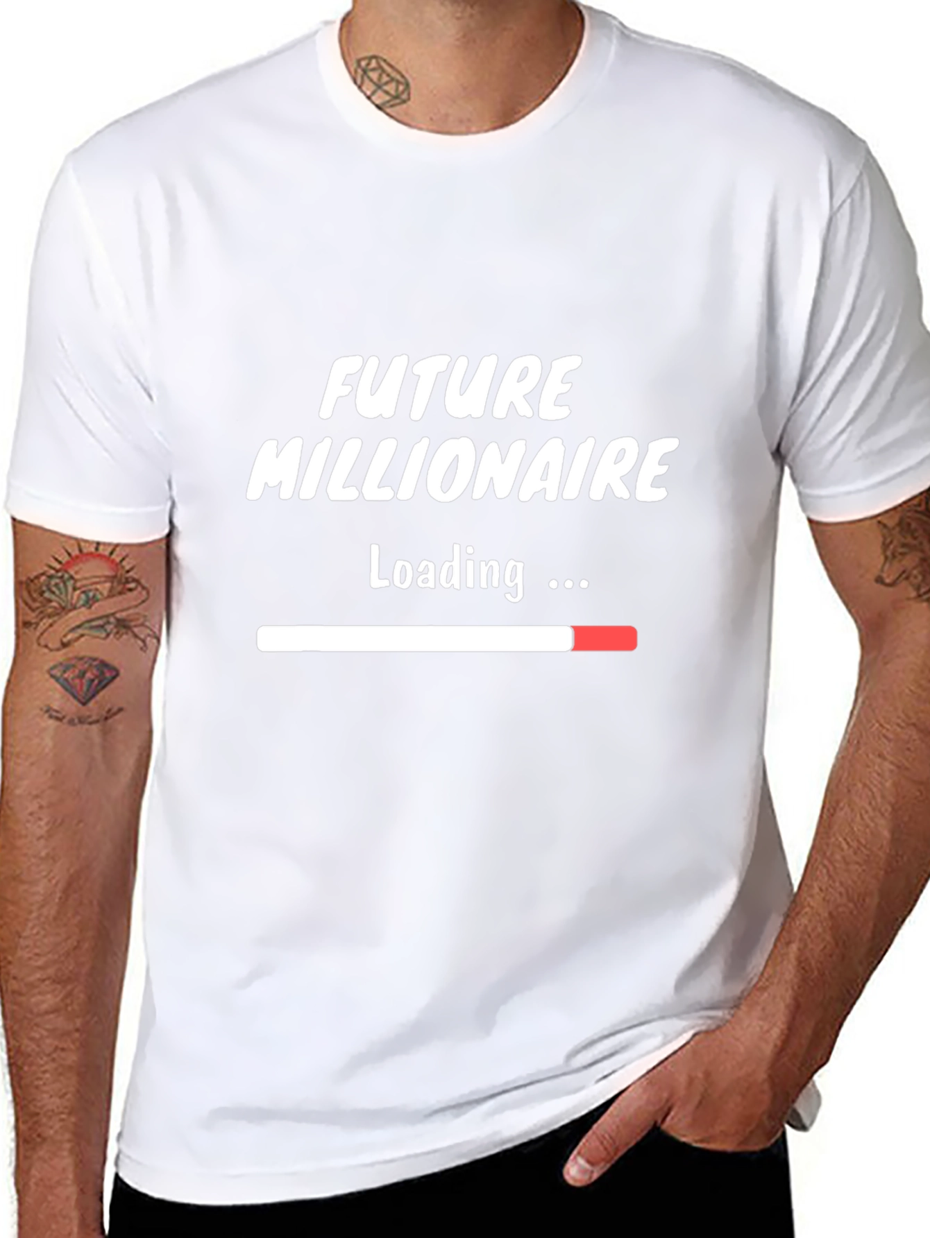 Future Millionaire Loading T-Shirt - Black