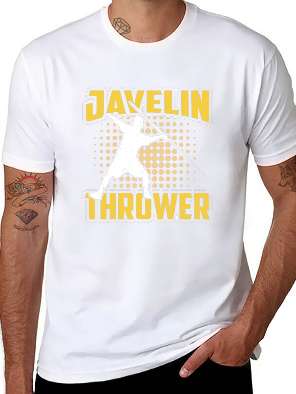 Javelin Thrower T-Shirt - Sports Graphic Tee