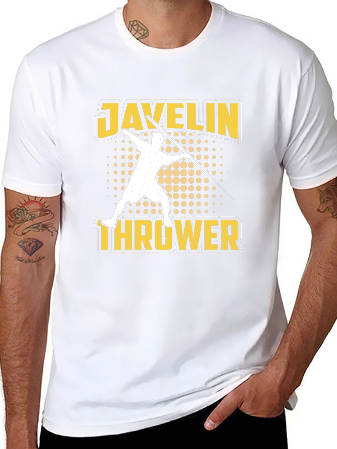 Javelin Thrower T-Shirt - Sports Graphic Tee