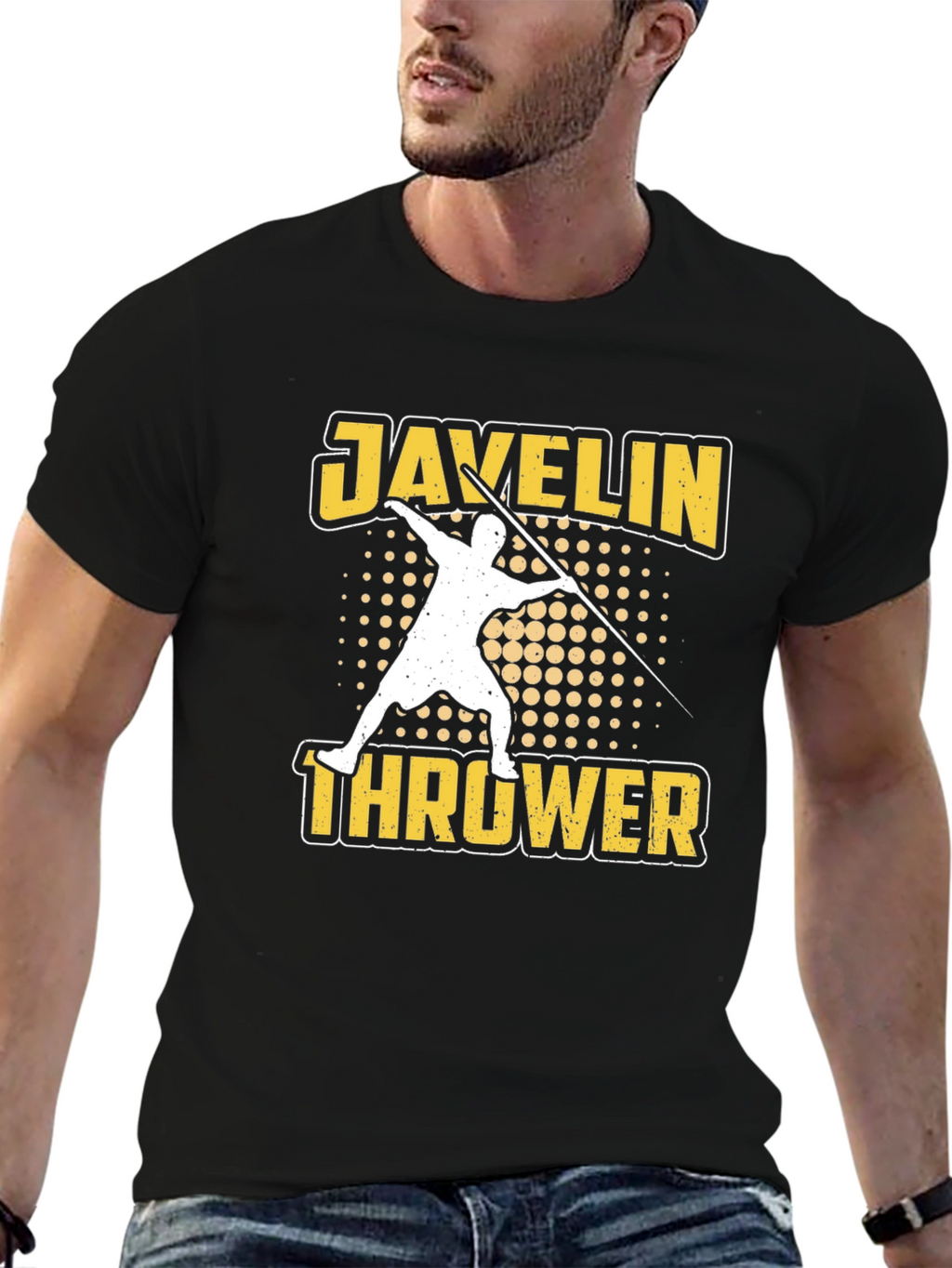 Javelin Thrower T-Shirt - Sports Graphic Tee