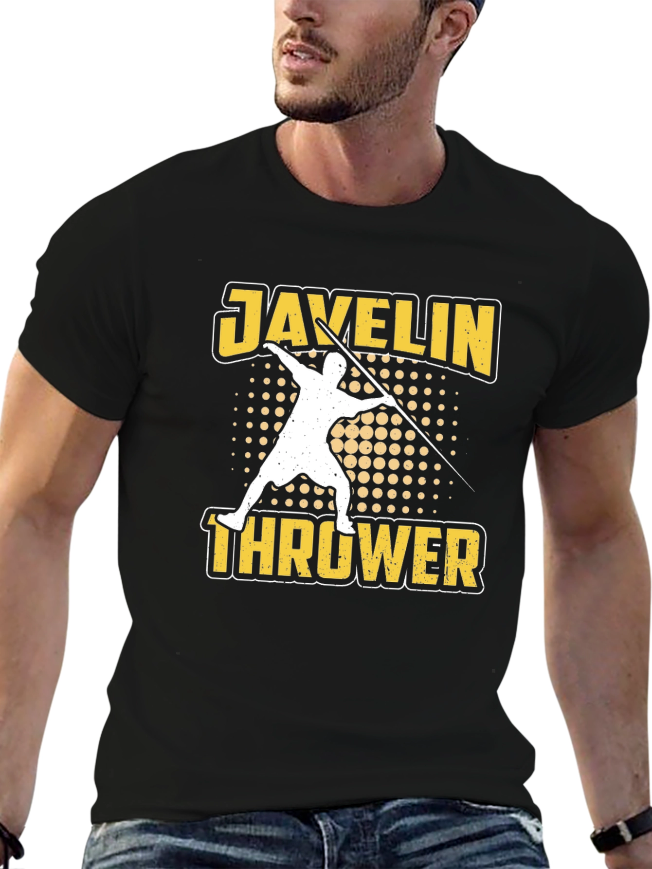 Javelin Thrower T-Shirt - Sports Graphic Tee