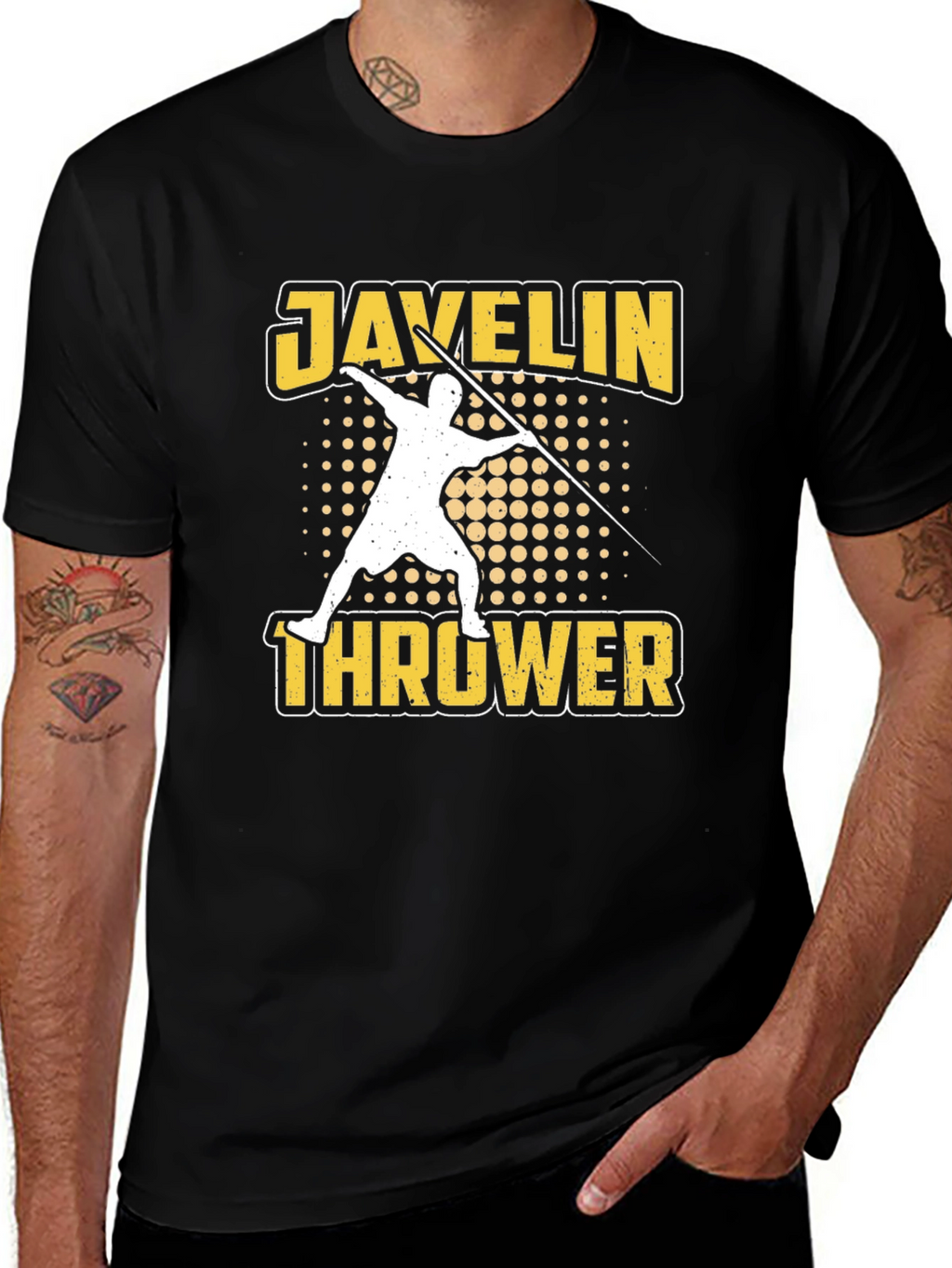 Javelin Thrower T-Shirt - Sports Graphic Tee