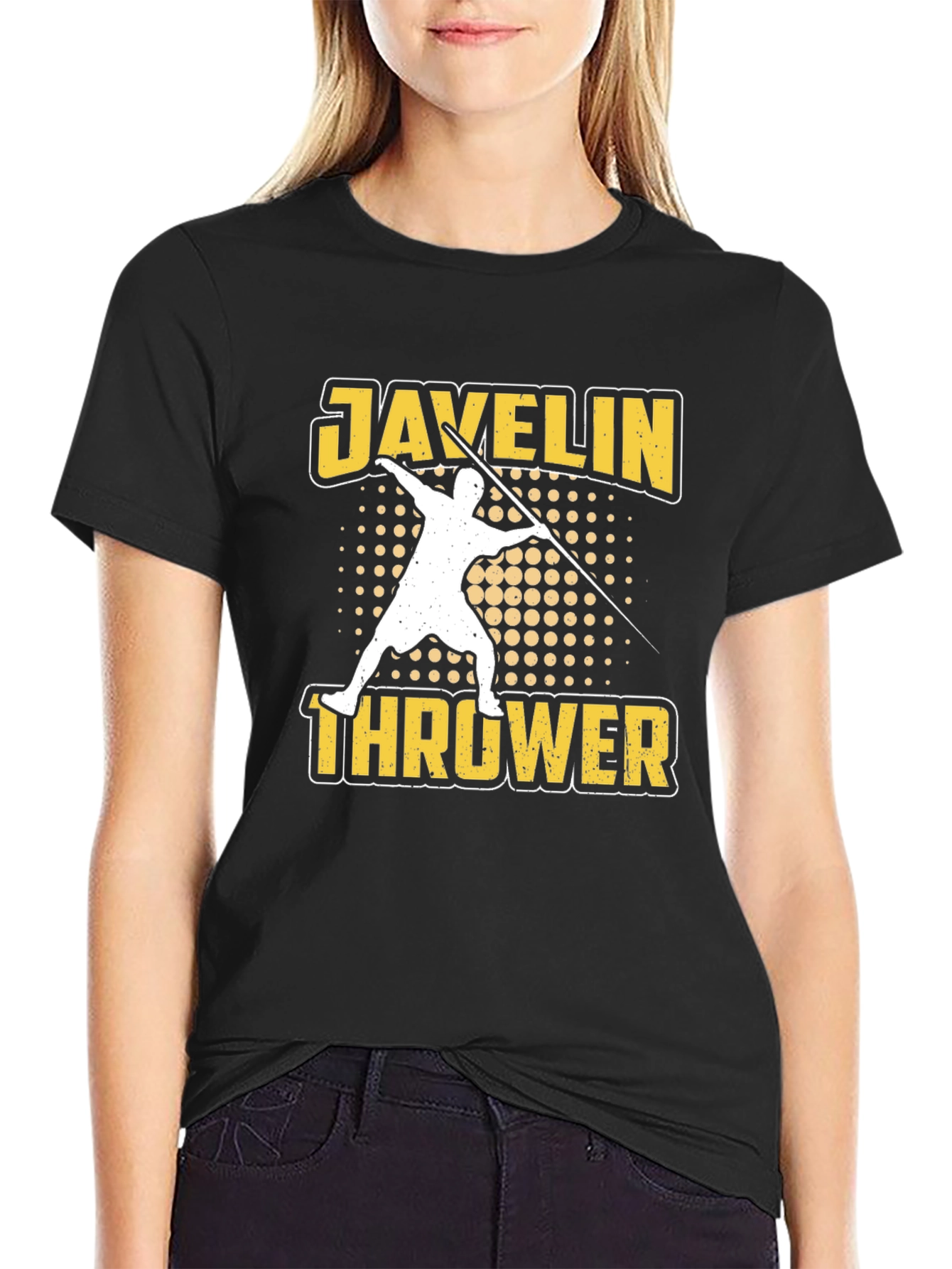 Javelin Thrower T-Shirt - Sports Graphic Tee