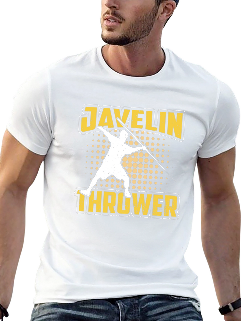 Javelin Thrower T-Shirt - Sports Graphic Tee