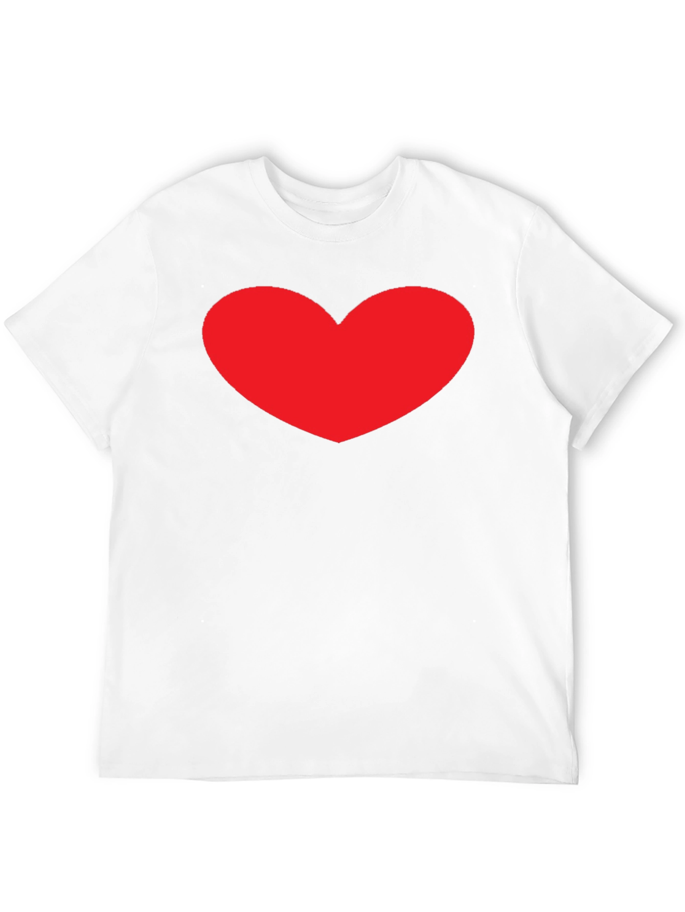 Heart Graphic Black T-Shirt - Stylish Casual Tee