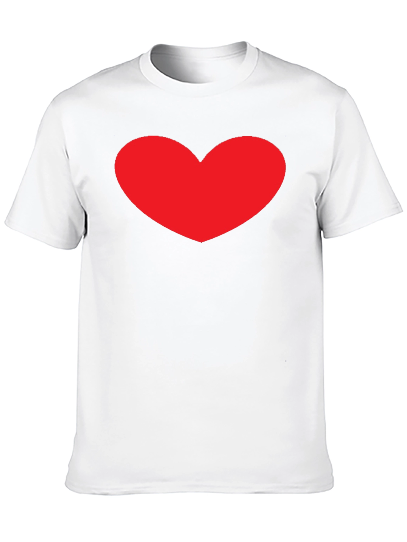 Heart Graphic Black T-Shirt - Stylish Casual Tee