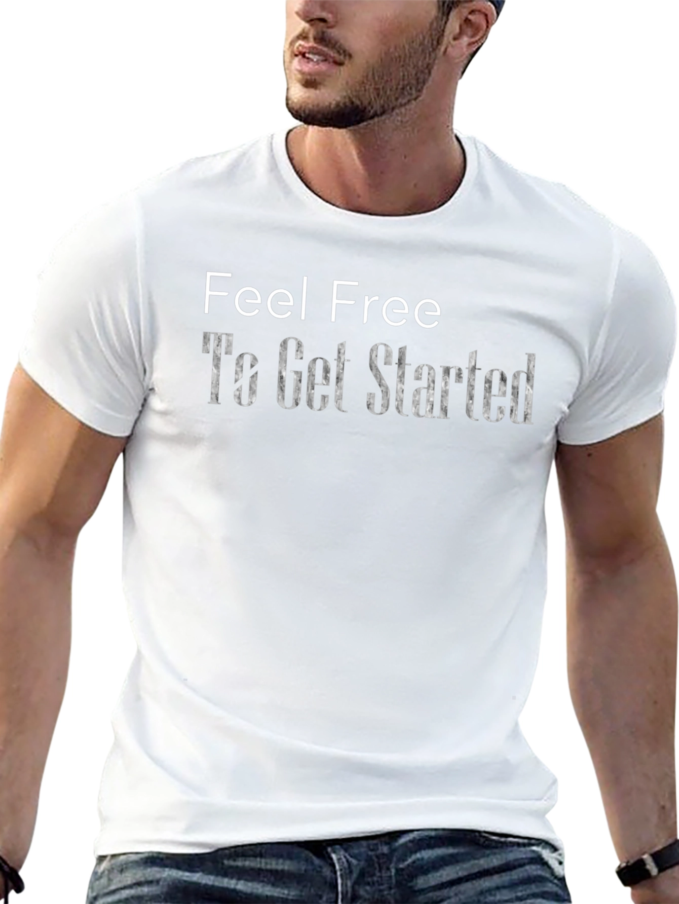 Feel Free To Get Started Graphic T-Shirt