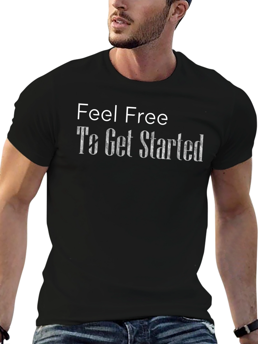 Feel Free To Get Started Graphic T-Shirt