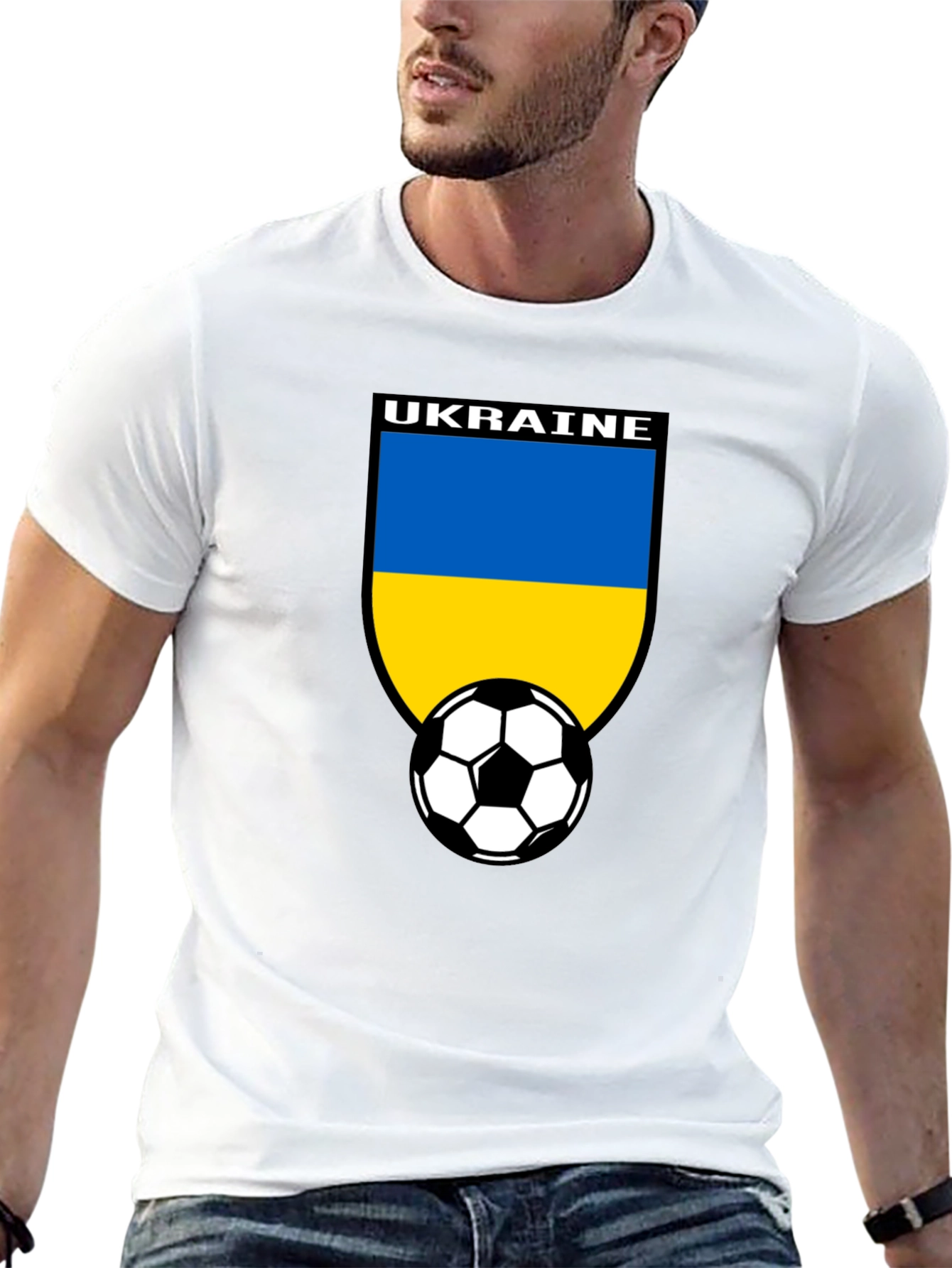 Ukraine Soccer T-Shirt - National Pride Football Tee