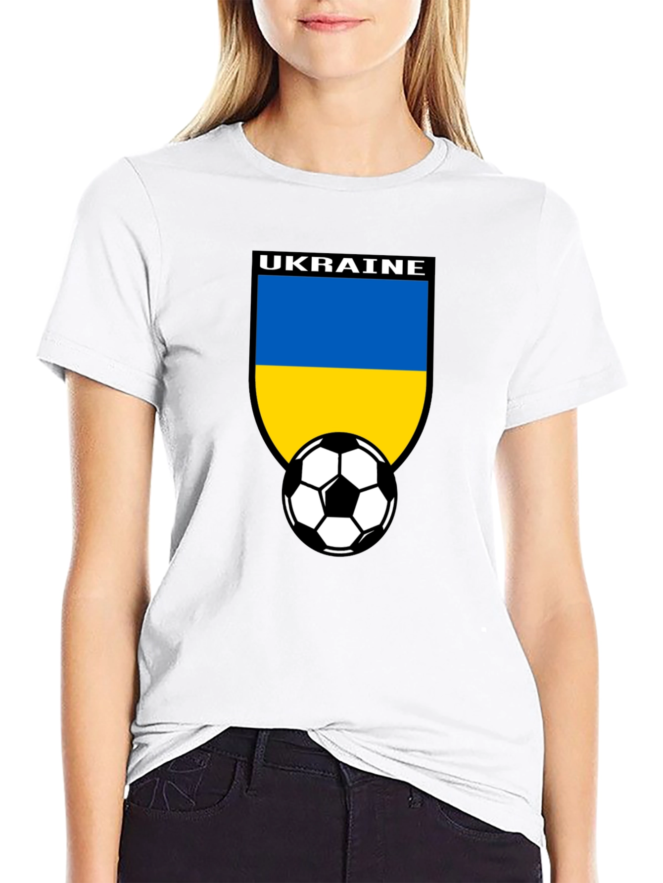 Ukraine Soccer T-Shirt - National Pride Football Tee