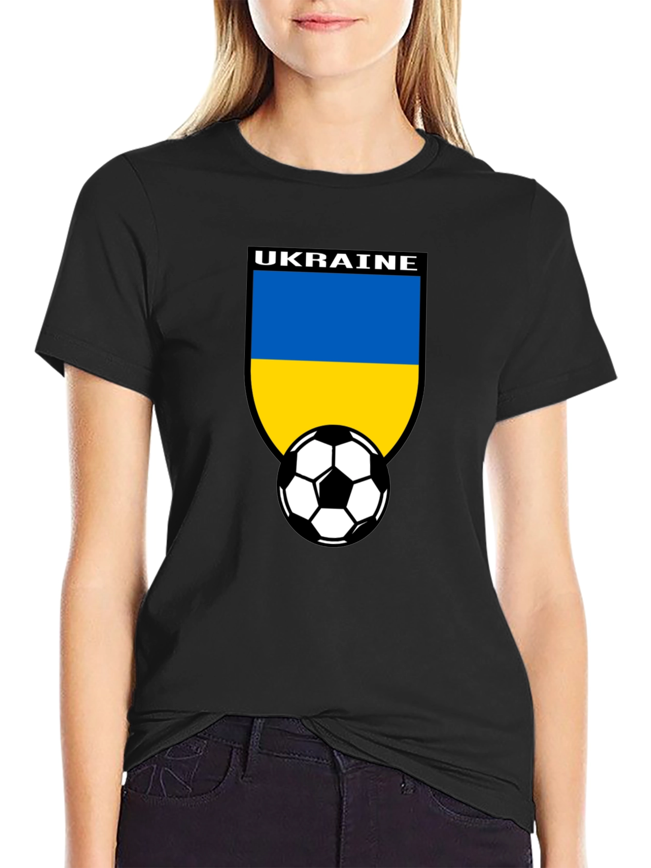 Ukraine Soccer T-Shirt - National Pride Football Tee
