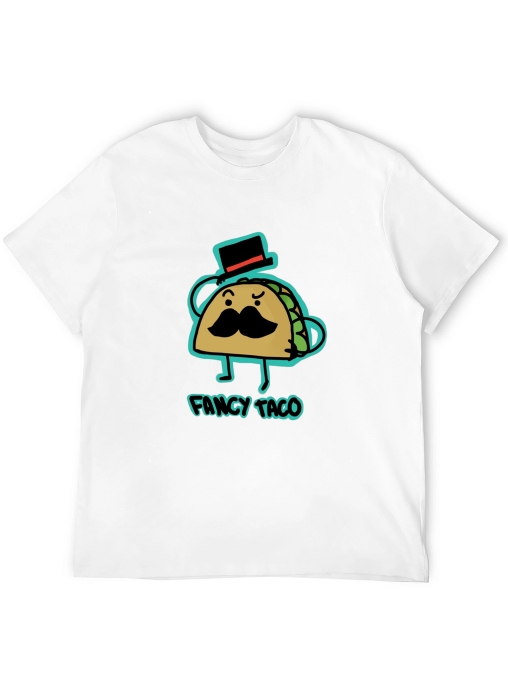 Fancy Taco Graphic Tee - Cool Novelty T-Shirt