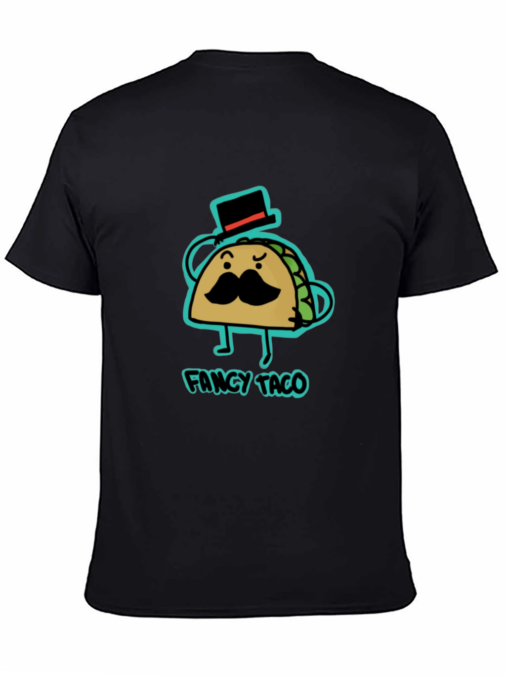 Fancy Taco Graphic Tee - Cool Novelty T-Shirt